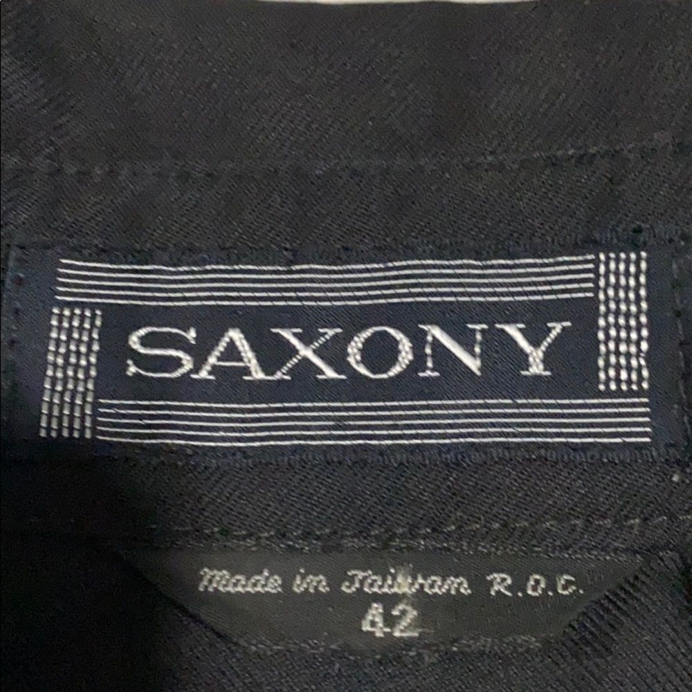 Saxony Black short sleeve military style longer Shirt size 8 - Picture 8 of 11